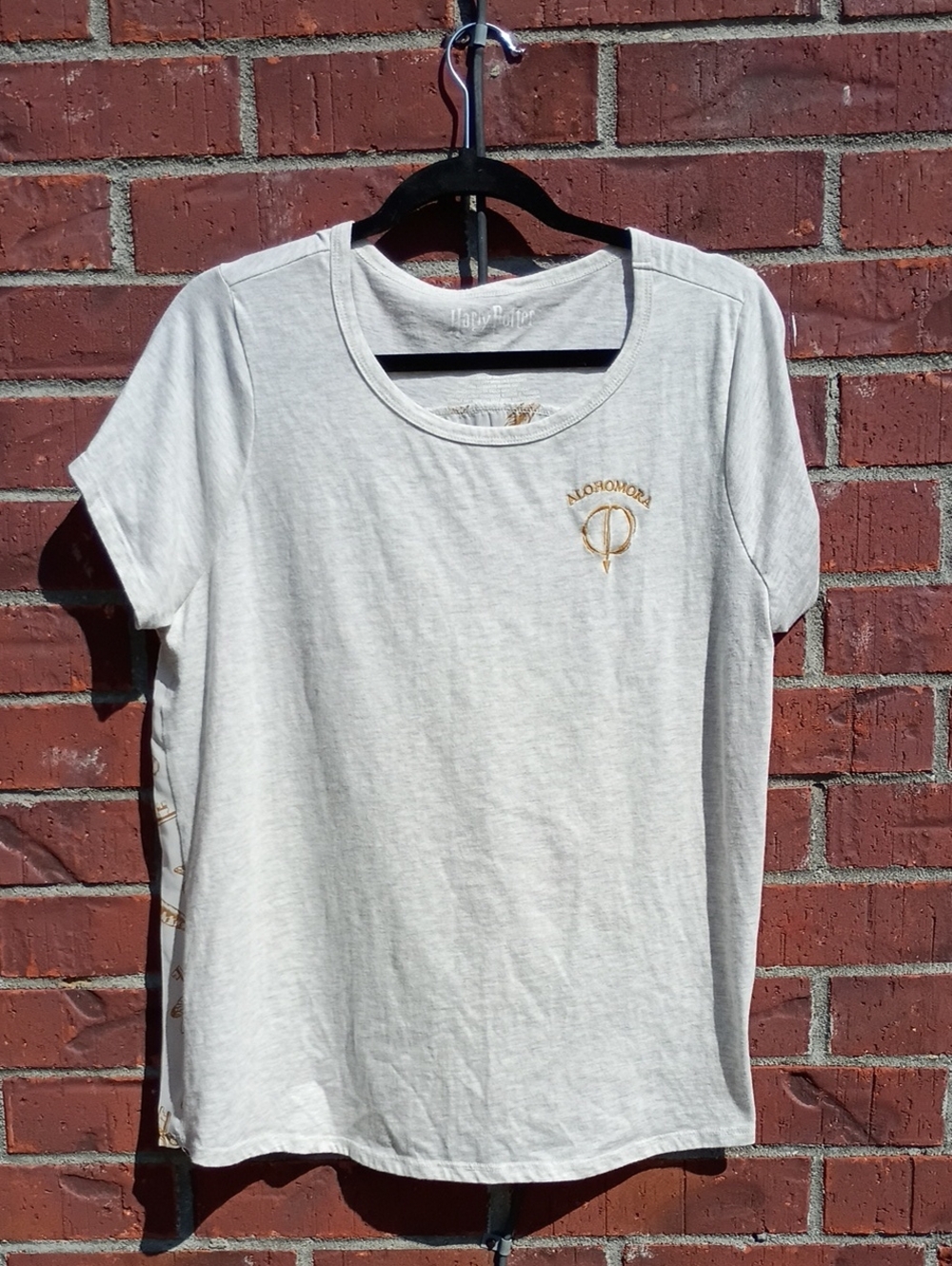 Warner Bros. Harry Potter Alohomora Cream Short Sleeve Tee